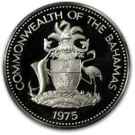 1975 Bahamas Silver $2 Proof