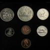 1975 Canada 7 Coin Nickel Custom Set Red Case