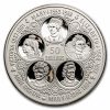 1975 Cayman Islands "Six-Queens of England" Silver $50 Proof