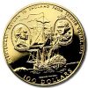 1975 Cook Islands Gold $100 Return of James Cook BU