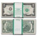1976 (A-Boston) $2.00 FRN CU (Fr#1935-A) 100 Consecutive