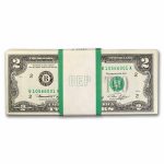 1976 (B-New York) $2.00 FRN CU (Fr#1935-B) 100 Consecutive