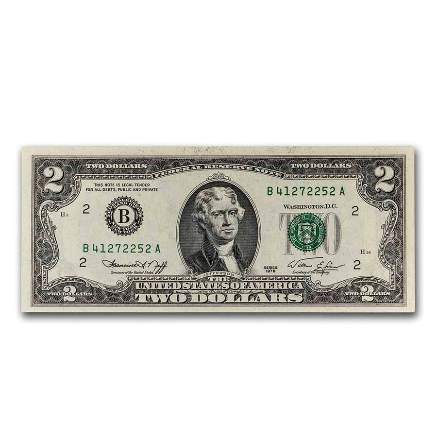 1976 (B-New York) $2.00 FRN CU (Fr#1935-B)
