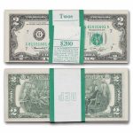 1976 (G-Chicago) $2.00 FRN CU (Fr#1935-G) 100 Consecutive