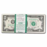 1976 (H-St. Louis) $2.00 FRN CU (Fr#1935-H) BEP 100 Consecutive