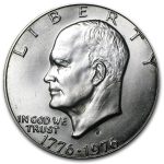 1976-S 40% Silver Eisenhower Dollar BU