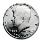 1976-S 40% Silver Kennedy Half Dollar 20-Coin Roll Proof