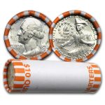 1976-S 40% Silver Washington Quarter 40-Coin Roll BU