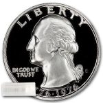 1976-S Clad Washington Quarter $10 40-Coin Roll Proof