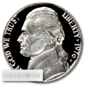 1976-S Jefferson Nickel 40-Coin Roll Proof