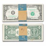 1977 (B-New York) $1.00 FRN CU (Fr#1909-B), 50 consecutive