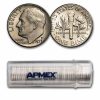 1977-D Roosevelt Dime 50-Coin Roll BU