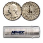 1977-D Washington Quarter 40-Coin Roll BU