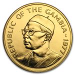 1977 Gambia Gold 500 Dalasis Sitaunga Conservation Series BU