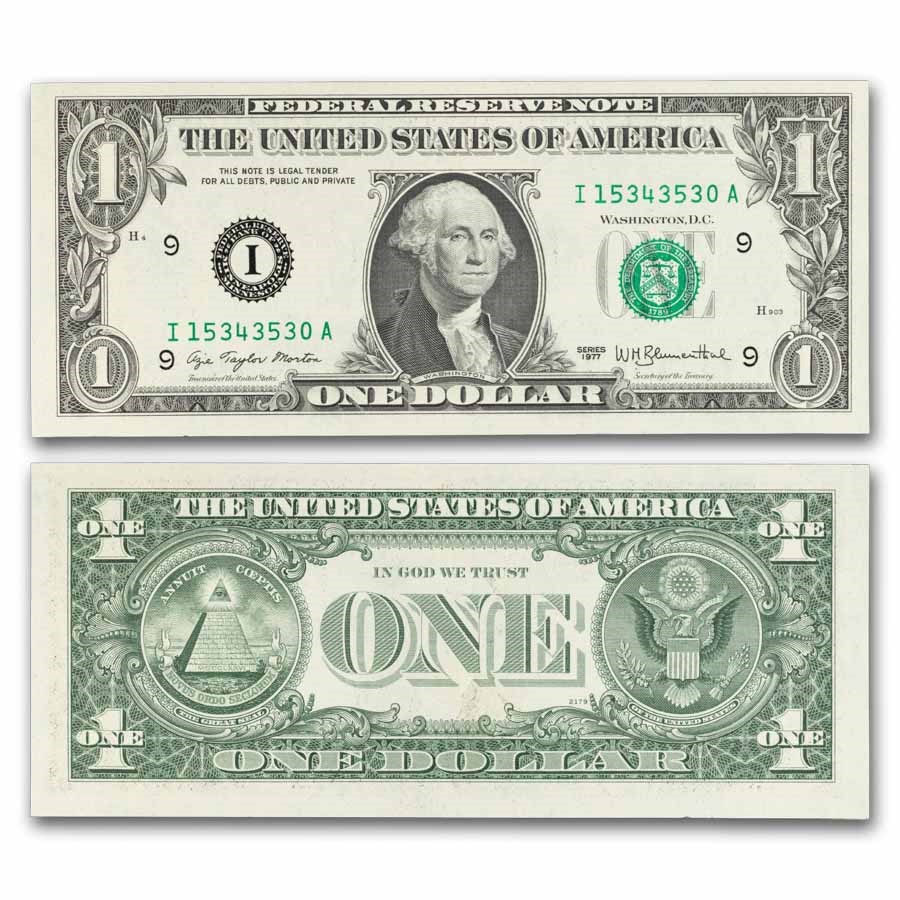 1977 (I-Minneapolis) $1.00 FRN CU (Fr#1909-I)