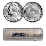 1977 Jefferson Nickel 40-Coin Roll BU