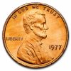 1977 Lincoln Cent BU (Red)
