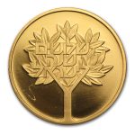1978 Israel Gold 1000 Lirot Restoration of the Land Proof