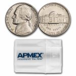 1978 Jefferson Nickel 40-Coin Roll BU