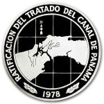 1978 Panama Silver 10 Balboas Canal Treaty Proof