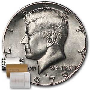1979-D Kennedy Half Dollar 20-Coin Roll BU