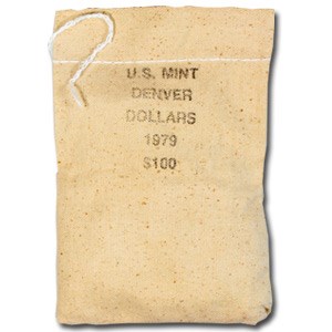 1979-D SBA 100-Coin Sealed Bag BU