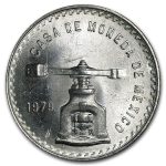 1979 Mexico 1 oz Silver Onza Balance Scale BU (Type IV)