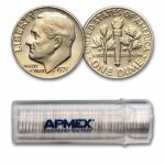 1979 Roosevelt Dime 50-Coin Roll BU