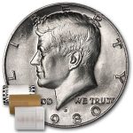 1980-D Kennedy Half Dollar 20-Coin Roll BU