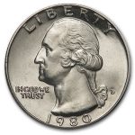 1980-D Washington Quarter BU