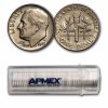 1980-P Roosevelt Dime 50-Coin Roll BU
