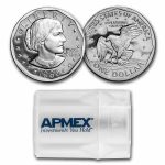 1980-S SBA Roll 20-Coin Roll Proof