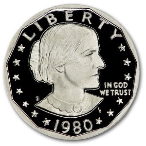 1980-S Susan B. Anthony Dollar Gem Proof
