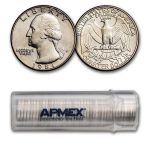 1981-D Washington Quarter 40-Coin Roll BU