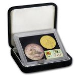 1981 Gold/Silver Round Set JM & Mallory (LTEE Beaver/Castor)