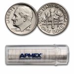 1981-P Roosevelt Dime 50-Coin Roll BU