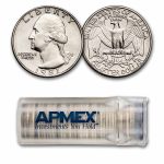 1981-P Washington Quarter 40-Coin Roll BU