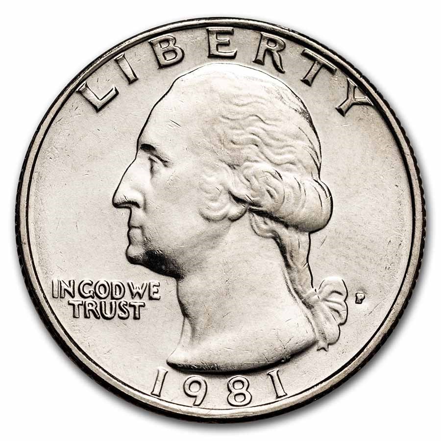 1981-P Washington Quarter BU