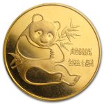 1982 China 1/2 oz Gold Panda BU (Sealed)