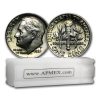 1982-P Roosevelt Dime 50-Coin Roll BU