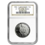 1982-S Silver George Washington 1/2 Dollar Commem PF-70 NGC