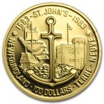1983 Canada 1/2 oz Proof Gold $100 St. John's Newfoundland