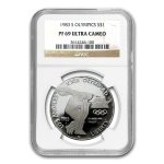 1983-S Olympic $1 Silver Commem PF-69 NGC