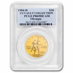 1984-D Gold $10 Commem Olympic PR-69 PCGS