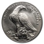 1984-P Olympic $1 Silver Commem BU (w/Box & COA)
