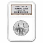 1984-S Olympic $1 Silver Commem PF-69 NGC