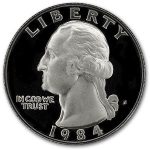 1984-S Washington Quarter Gem Proof
