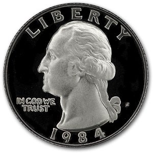 1984-S Washington Quarter Gem Proof