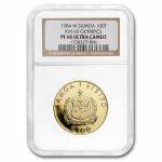1984 Samoa Gold 100 Tala Olympics PF-68 UCAM NGC