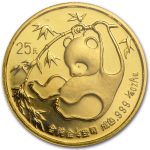1985 China 1/4 oz Gold Panda BU (Sealed)